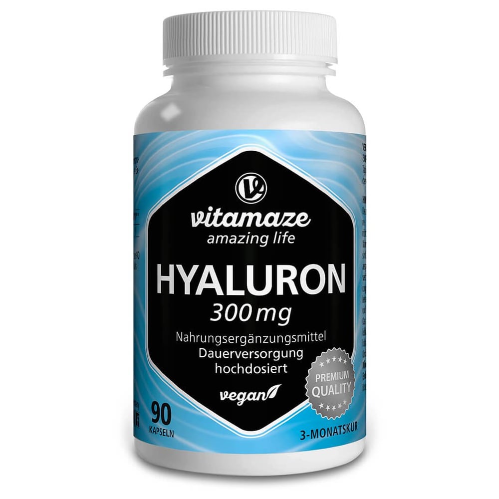 Hyaluronsäure 300 mg hochdosiert vegan