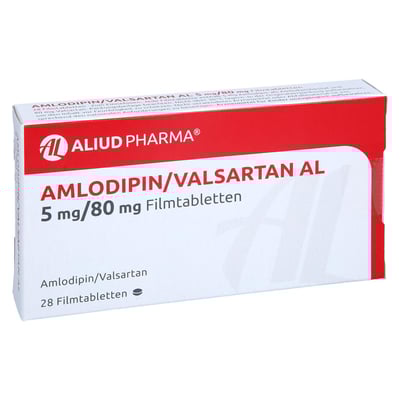 Amlodipin/Valsartan AL 5 mg/80 mg