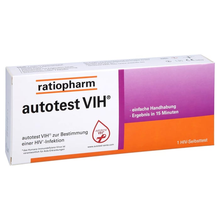 Autotest VIH Hiv-selbsttest ratiopharm