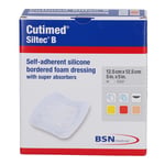 Cutimed Siltec B Schaumverband 12,5x12,5 cm m. Haftr. B2B Medical Produktbild 2