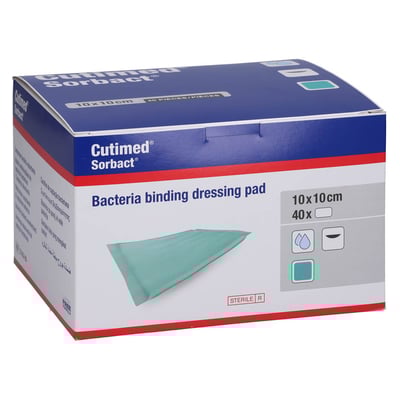 Cutimed Sorbact Saugkompressen 10x10 cm B2B Medical