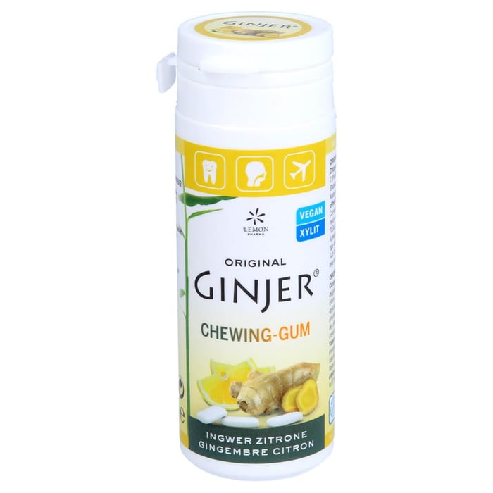 Ingwer GINJER Kaugummi Zitrone