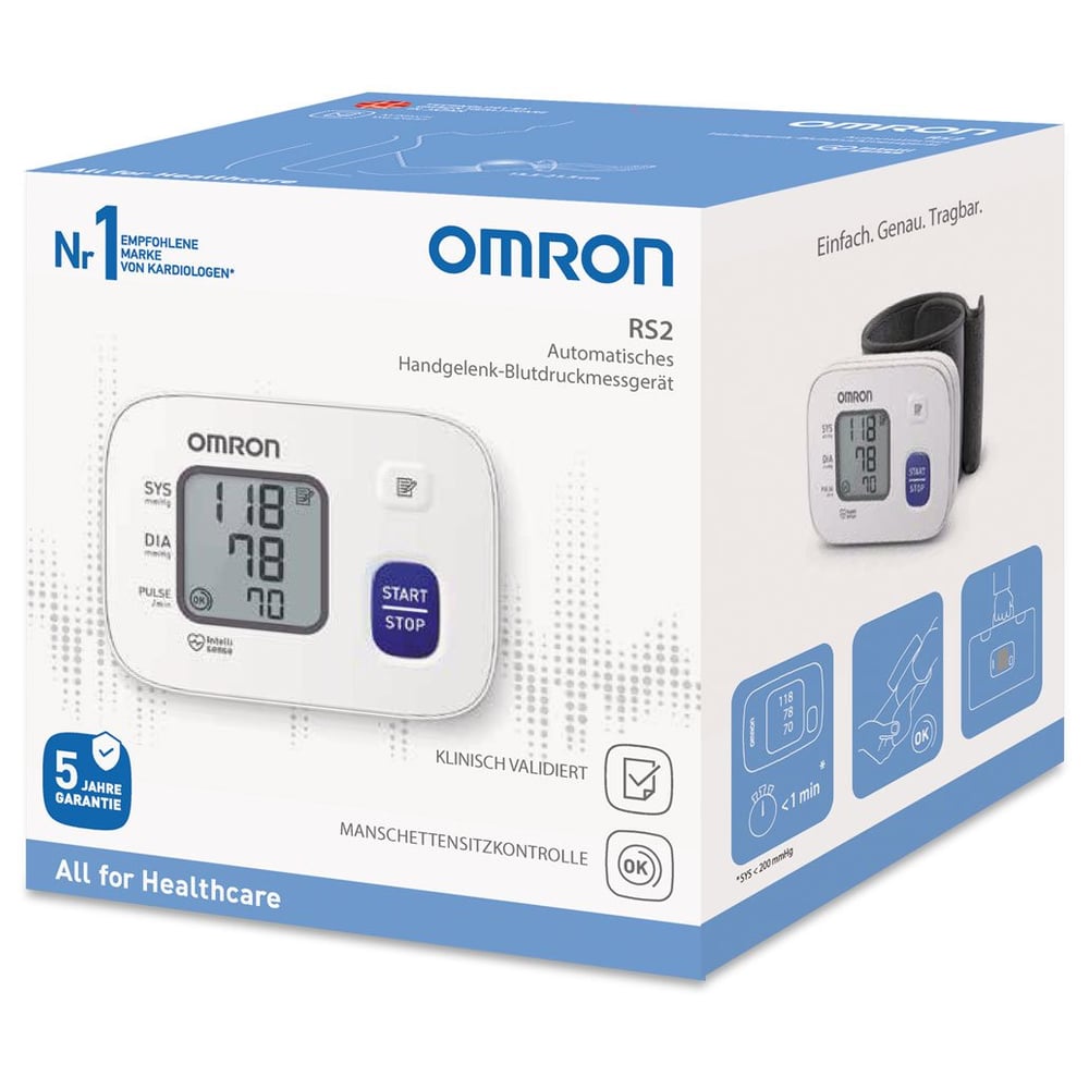Omron RS2 Handgelenk Blutdruckmessgerät