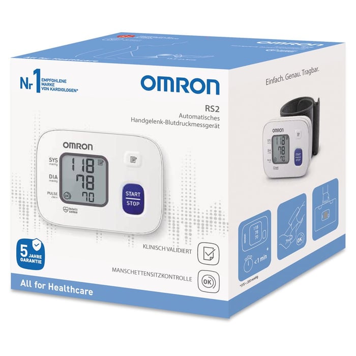 Omron RS2 Handgelenk Blutdruckmessgerät