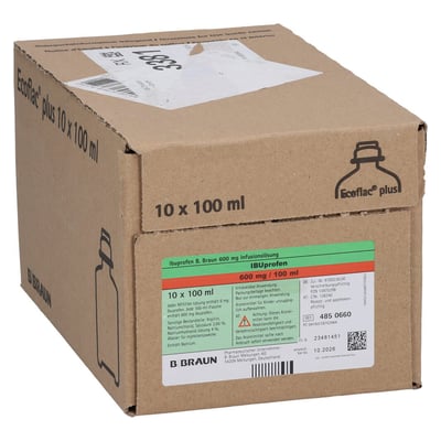 Ibuprofen B. Braun 600 mg Infusionslösung Produktbild 1