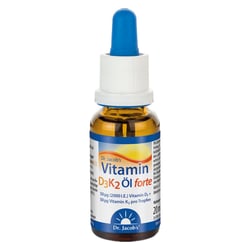 Dr. Jacob's Vitamin D3K2 Öl forte 2000 IE D3+K2 hochdosiert