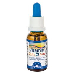 Dr. Jacob's Vitamin D3K2 Öl forte 2000 IE D3+K2 hochdosiert