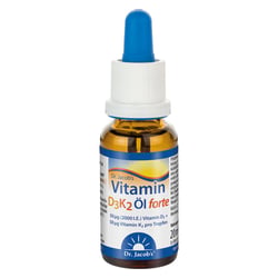 Dr. Jacob's Vitamin D3K2 Öl forte 2000 IE D3+K2 hochdosiert