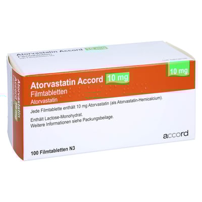 Atorvastatin Accord 10 mg