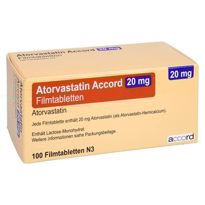 Atorvastatin Accord 20 mg