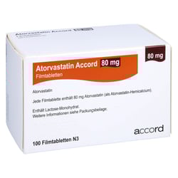 Atorvastatin Accord 80 mg