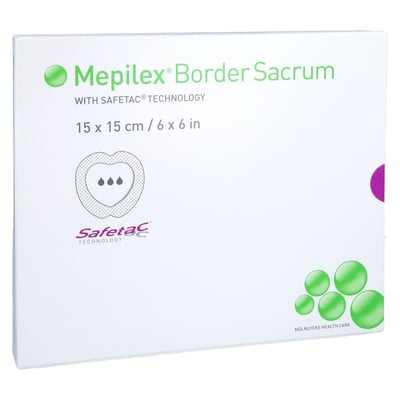 Mepilex Border Sacrum Schaumverb.15x15 cm