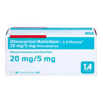 Olmesartan/Amlodipin-1A Pharma 20 mg/5 mg Produktbild 2