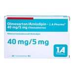 Olmesartan/Amlodipin-1A Pharma 40 mg/5 mg Produktbild 2