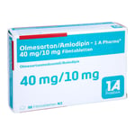 Olmesartan/Amlodipin-1A Pharma 40 mg/10 mg Produktbild 1
