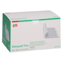 Vliwazell Pro superabsorb. steril 15x20 cm