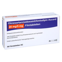 Olmesartanmedoxomil/Amlodipin Accord 20 mg/5 mg