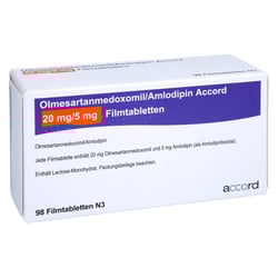 Olmesartanmedoxomil/Amlodipin Accord 20 mg/5 mg
