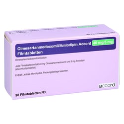 Olmesartanmedoxomil/Amlodipin Accord 40 mg/5 mg