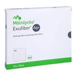 Exufiber Ag+ 10x10 cm Gelbildender Faserverband m.s