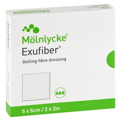 Exufiber 5x5 cm Verband
