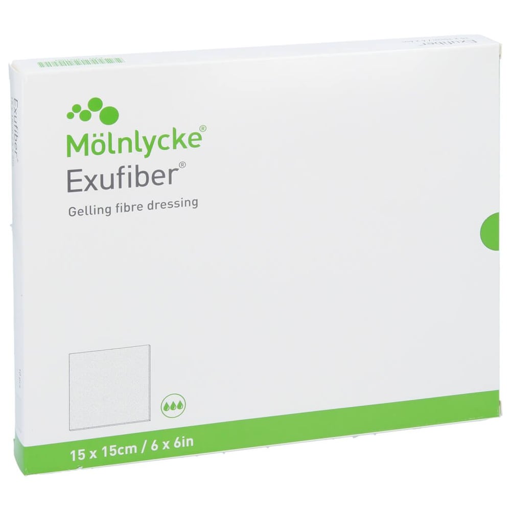 Exufiber 15x15 cm Verband