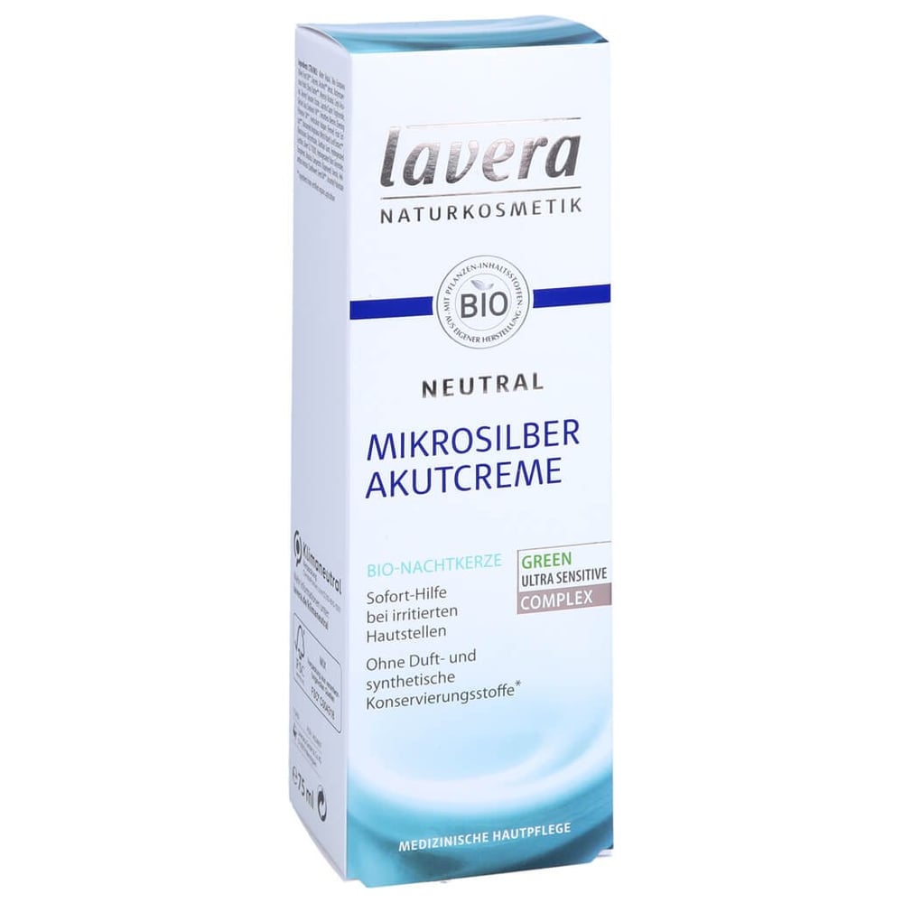 Lavera Neutral Akutcreme mit Mikrosilber