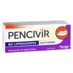 Pencivir bei Lippenherpes hautfarben