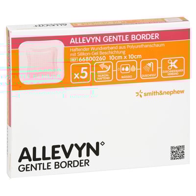 Allevyn Gentle Border 10x10 cm Schaumverb. Avitamed