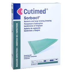 Cutimed Sorbact Saug 10x10