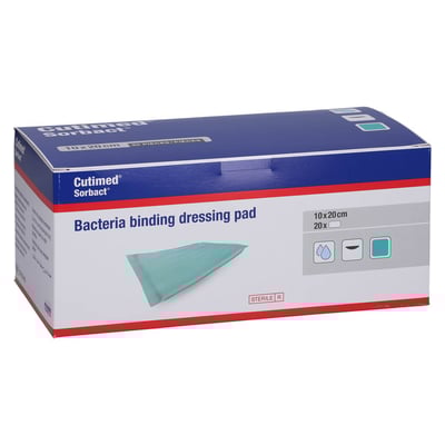 Cutimed Sorbact Saugkompressen 10x20 cm Avitamed