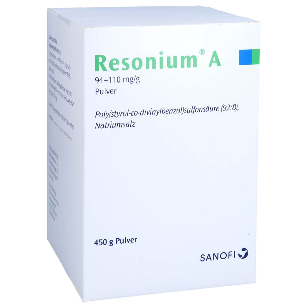 Resonium A 94-110 mg/g Pul.H.Su/Rektal