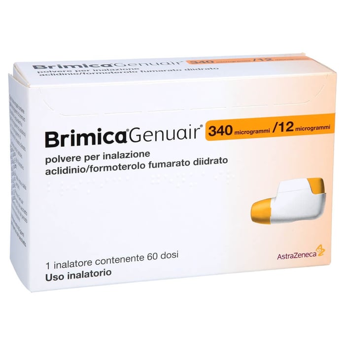 Brimica Genuair 340 ug/12 ug Plv.z.Inhalation 60ED