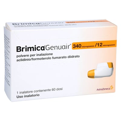 Brimica Genuair 340 ug/12 ug Pulver z. Inhalation 60ED