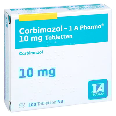 Carbimazol - 1 A Pharma 10 mg Tabletten