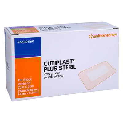 Cutiplast Plus steril 5x7 cm Verband