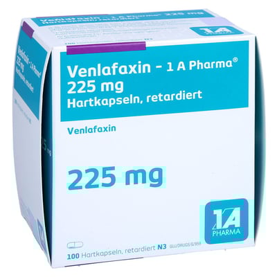 Venlafaxin - 1 A Pharma 225 mg Hartkapseln retard