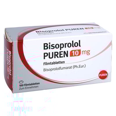 BISOPROLOL PUREN 10 mg Filmtabletten