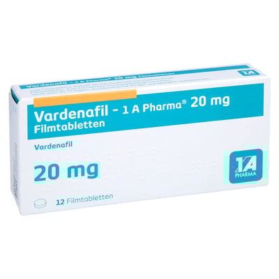 Vardenafil - 1 A Pharma 20 mg Filmtabletten