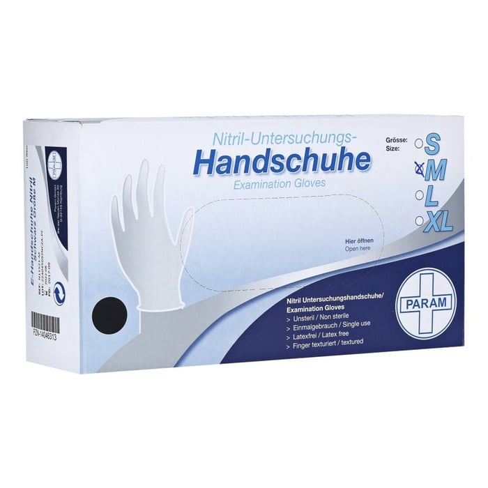 Einmal Handschuhe Nitril schwarz Gr. M