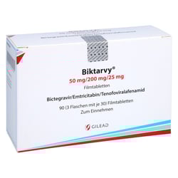 Biktarvy 50 mg/200 mg/25 mg Filmtabletten