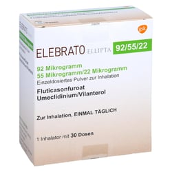 Elebrato Ellipta 92ug/55ug/22ug ed.Pul.Inh. 30ED