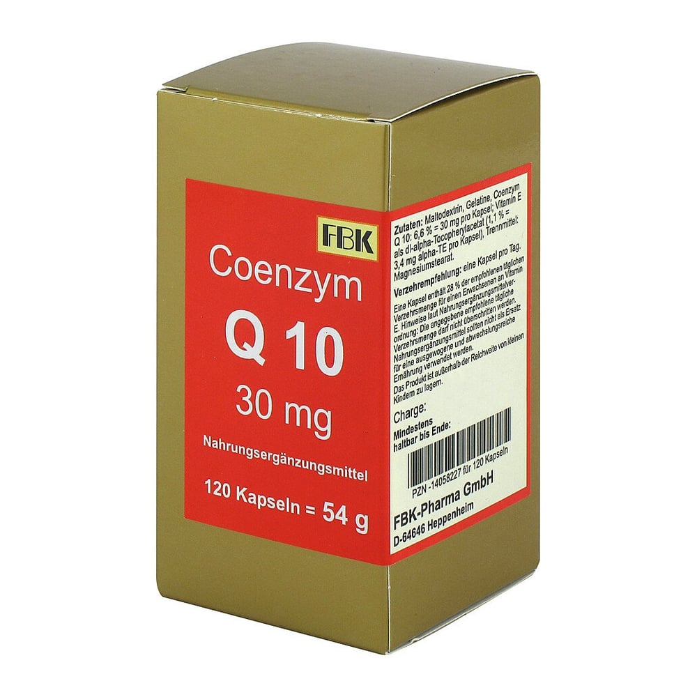 Coenzym Q10 30 mg Kapseln