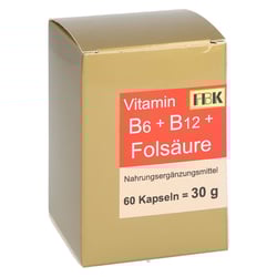 Vitamin B6+B12+Folsäure Kapseln