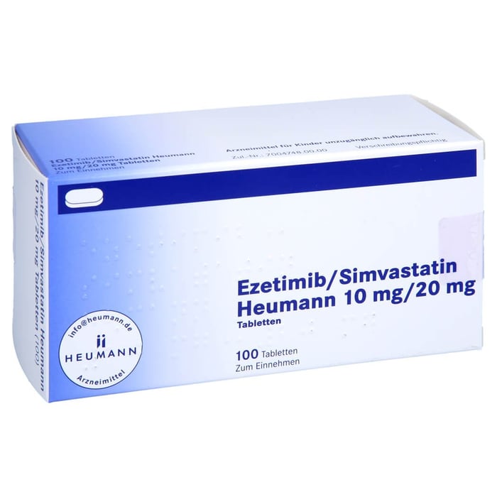 Ezetimib/Simvastatin Heumann 10mg/20mg