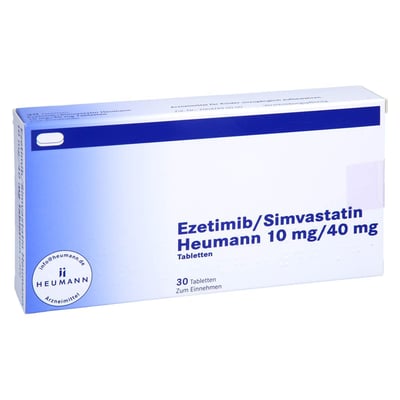 Ezetimib/Simvastatin Heumann 10 mg/40 mg Produktbild 1