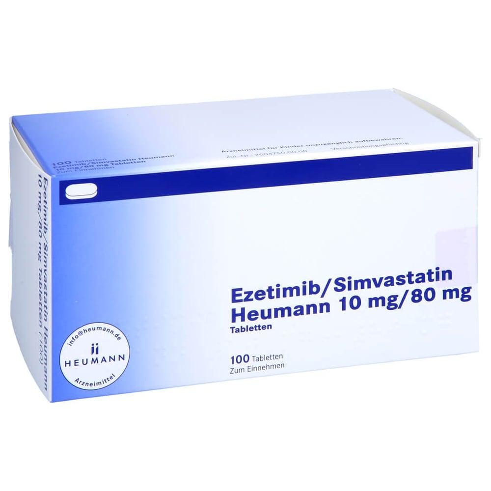 Ezetimib/Simvastatin Heumann 10 mg/80 mg