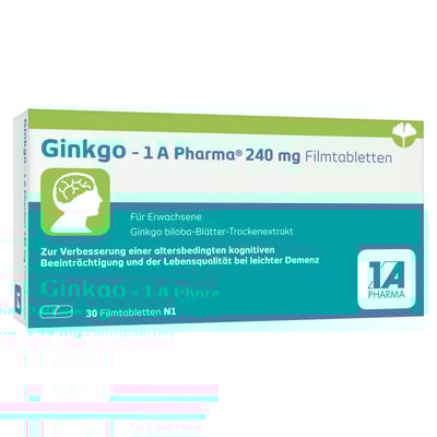 Ginkgo - 1 A Pharma 240 mg Filmtabletten