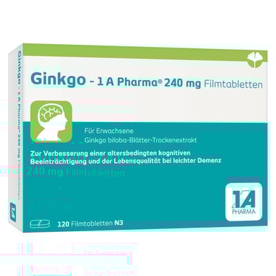 Ginkgo - 1 A Pharma 240 mg Filmtabletten
