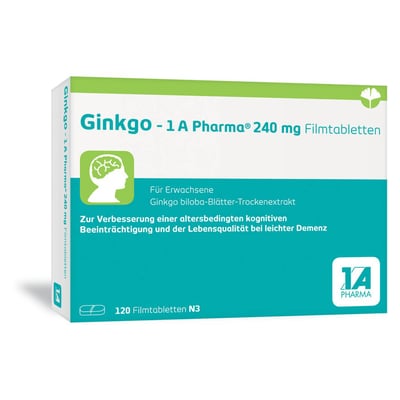 Ginkgo - 1 A Pharma 240 mg Filmtabletten